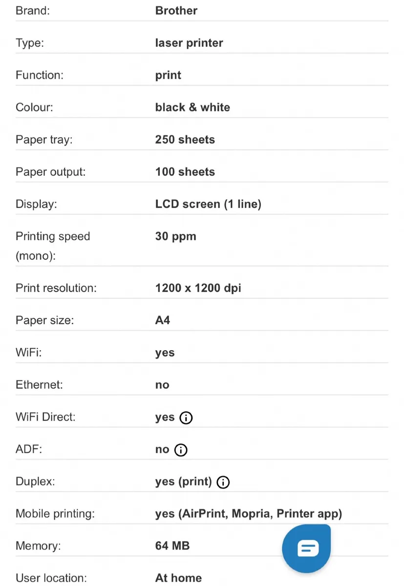 Brother HL-L2400DWE A4 mono laser printer withWiFi - Image 3