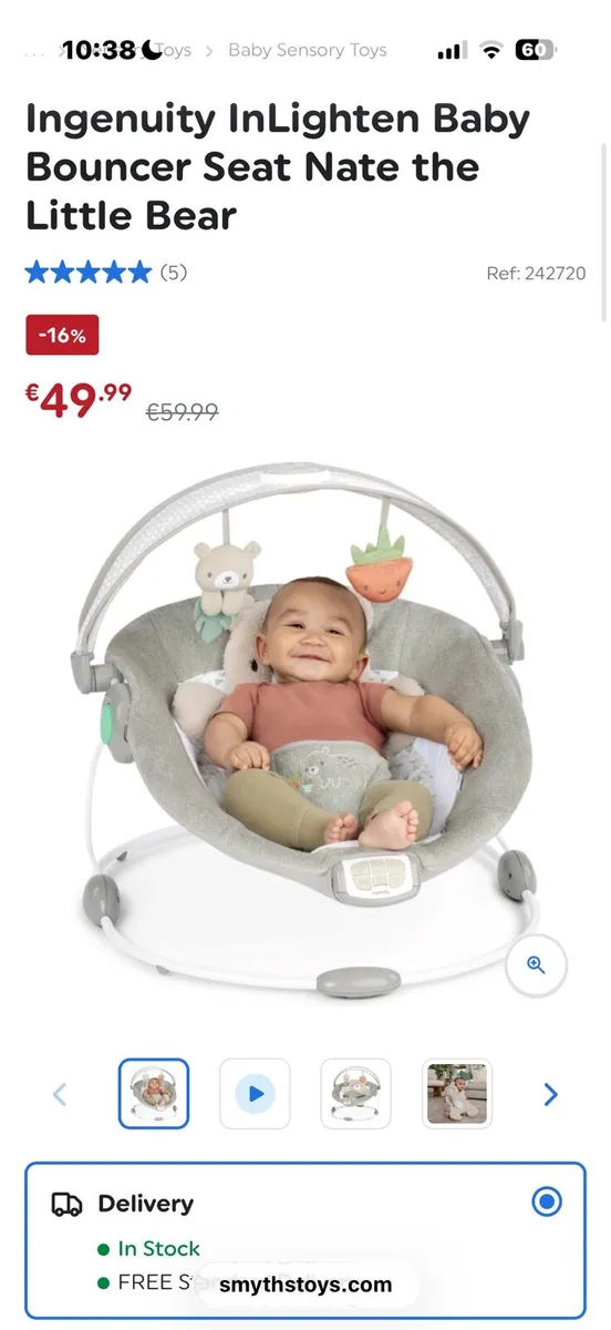 Baby bouncer FREE TO TAKE - Image 2