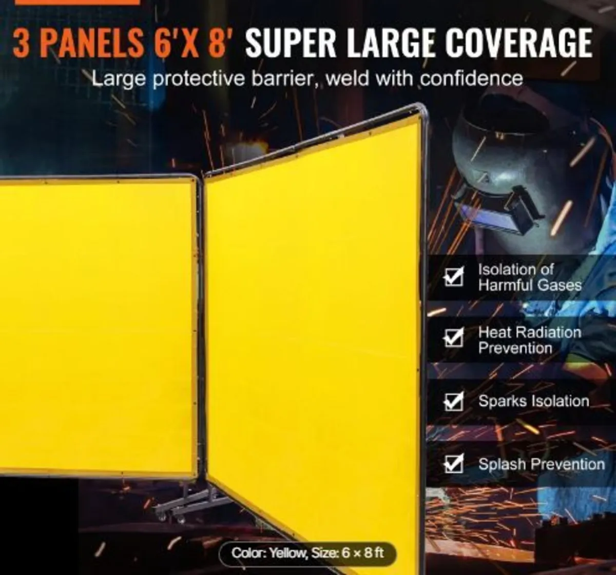 Welding Screen with Frame - Image 2
