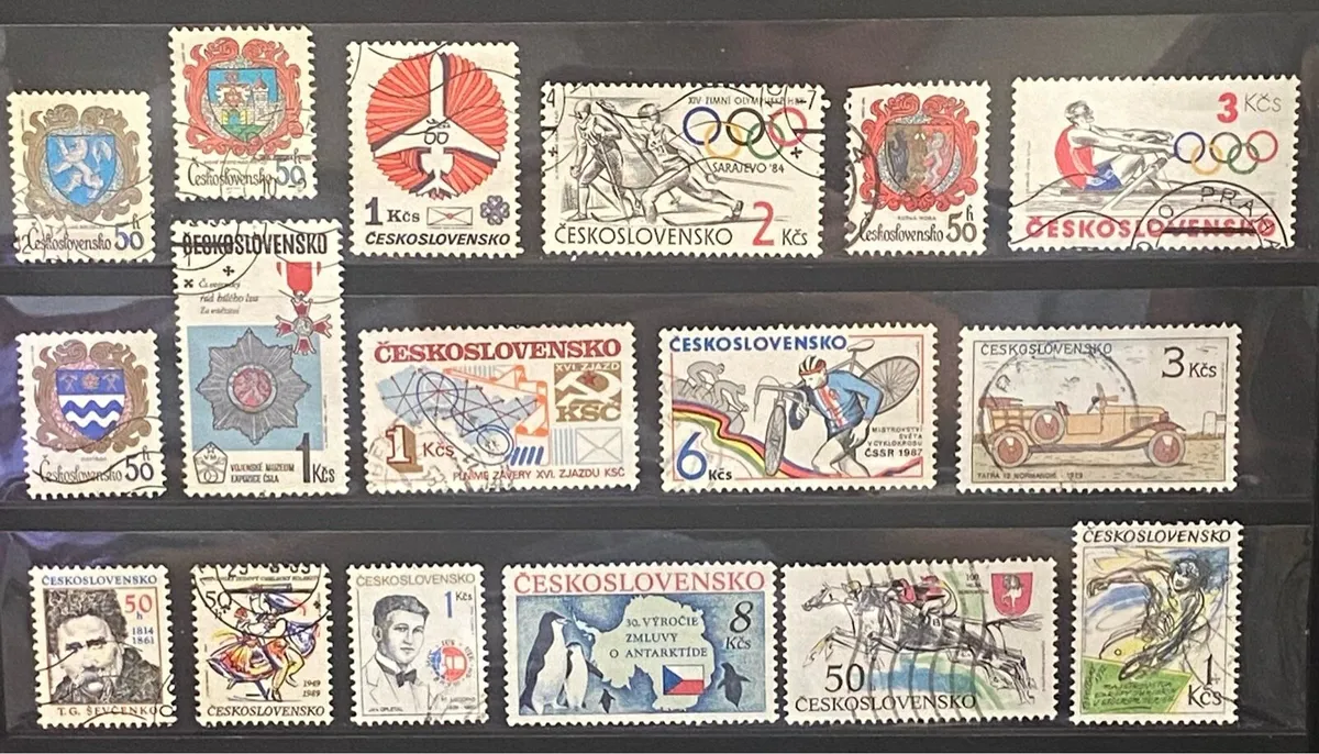 Czechoslovakian stamp lot - Image 2