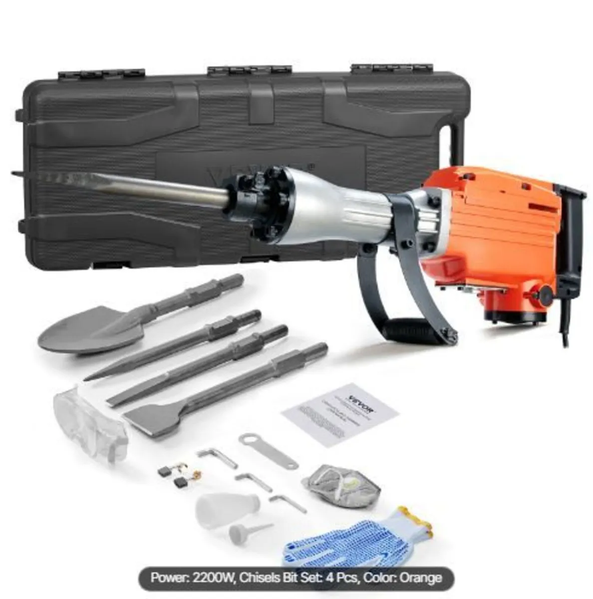 Demolition Jack Hammer Concrete Breaker 2200W - Image 4