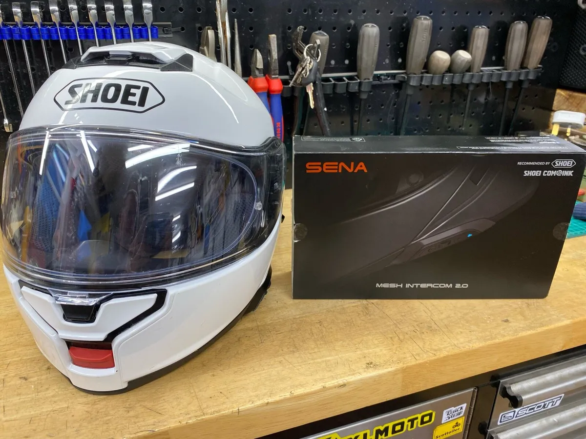 Shoei Neotec 3 with Sena Srl3 comms - Image 1