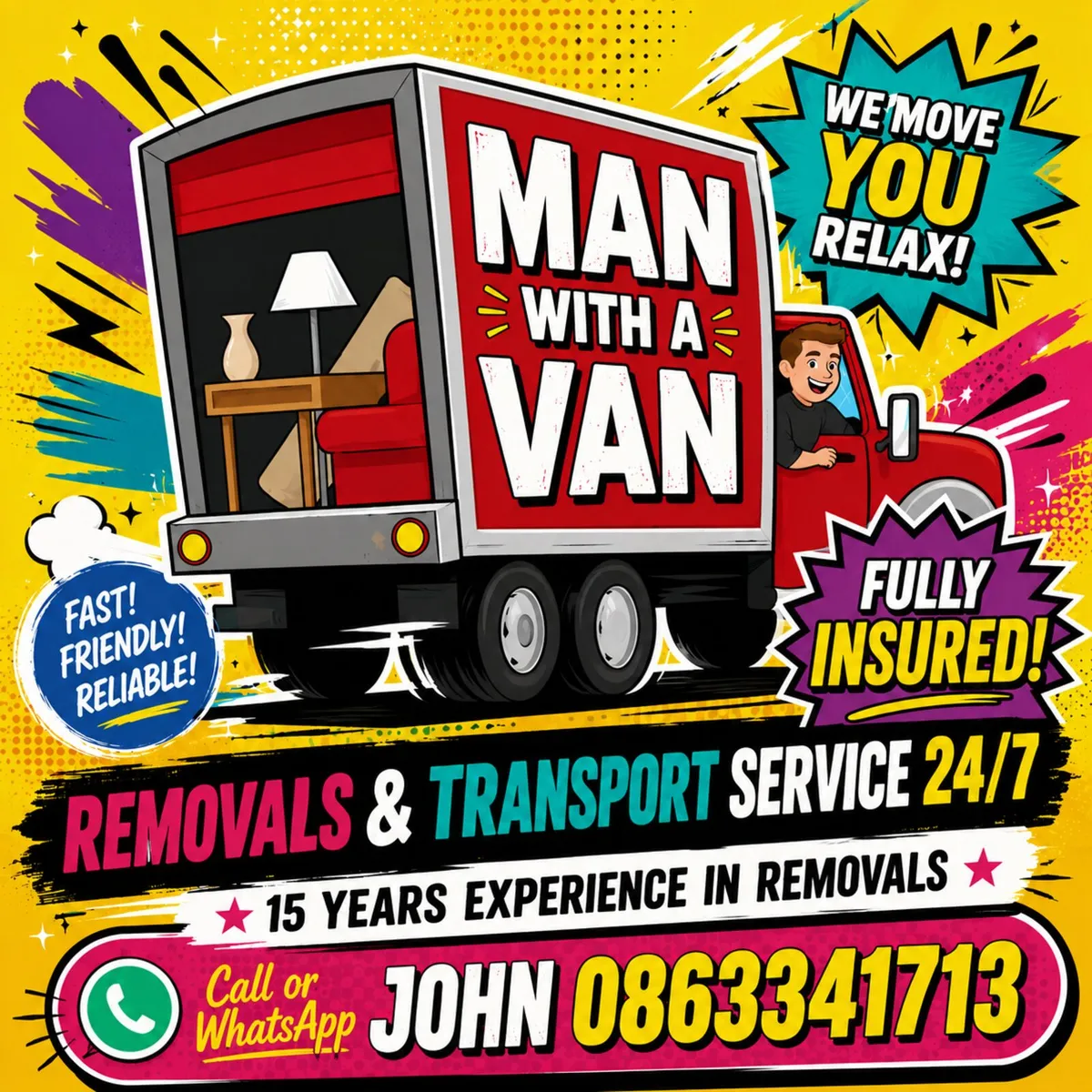 Man with a van 0863341713 - Image 1