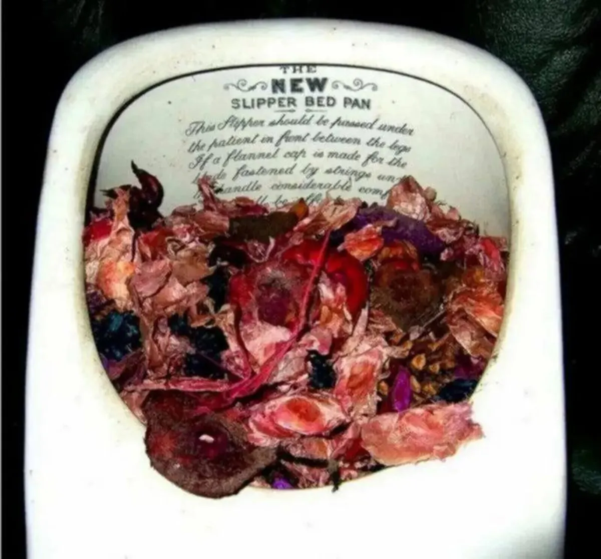 Authentic Vintage Bedpan - Image 1