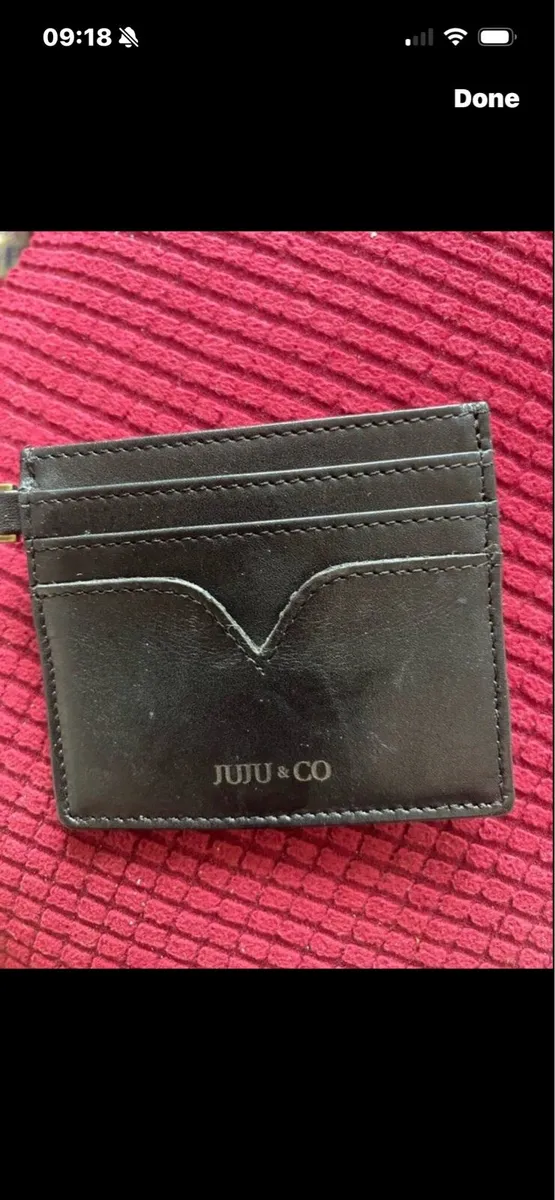 Leather Card Wallet - Image 1
