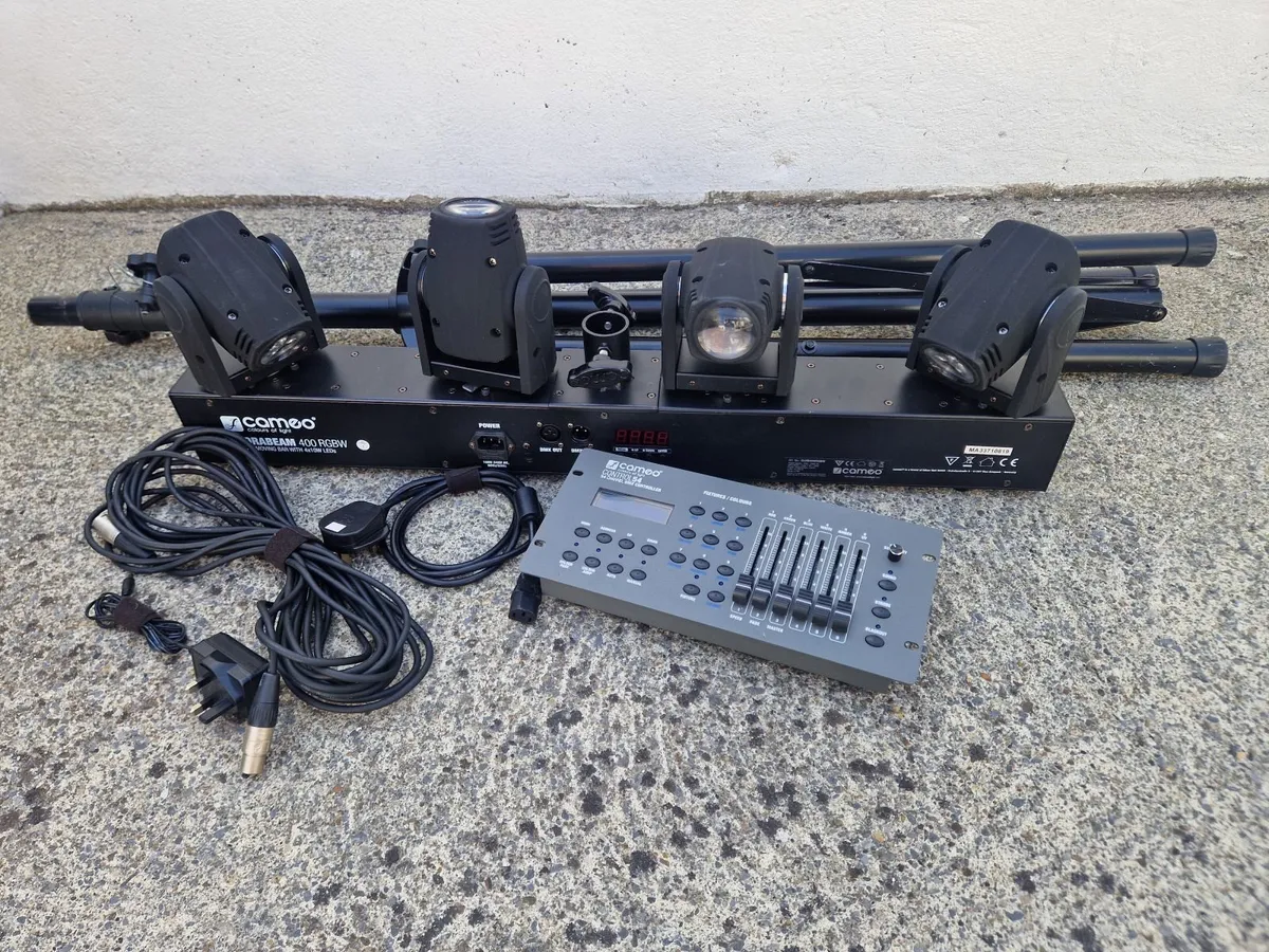 DJ Lights - Cameo Moving Heads + DMX Controller - Image 1