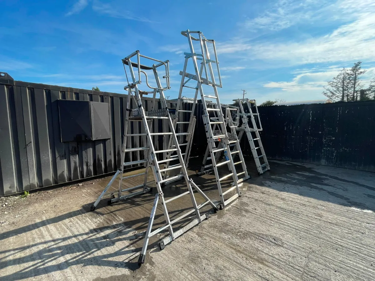 Selection  Of Youngman Teleguard Platform Ladders - Image 2