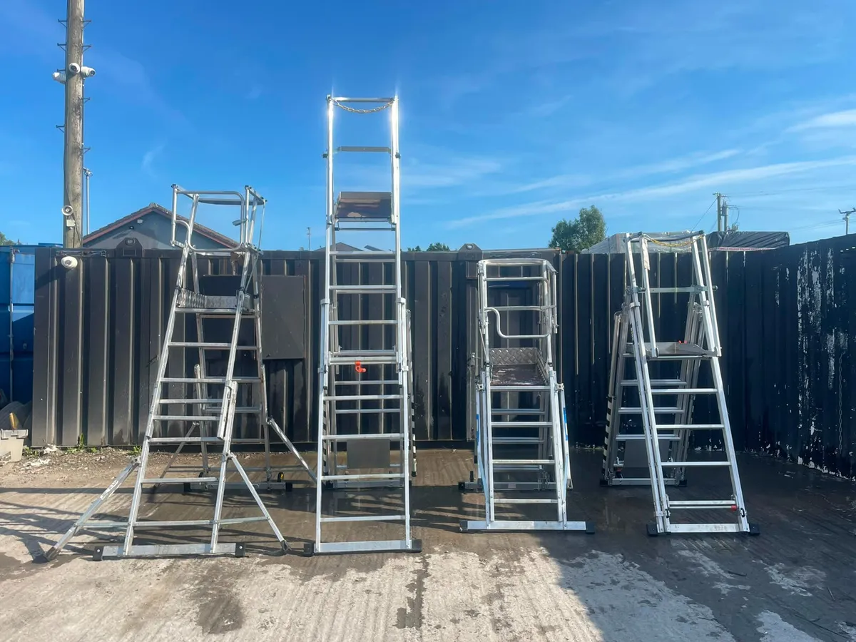Selection  Of Youngman Teleguard Platform Ladders - Image 1