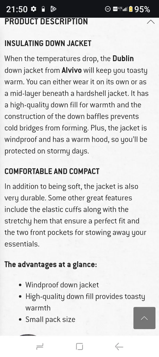 Brand new down jacket - Image 4