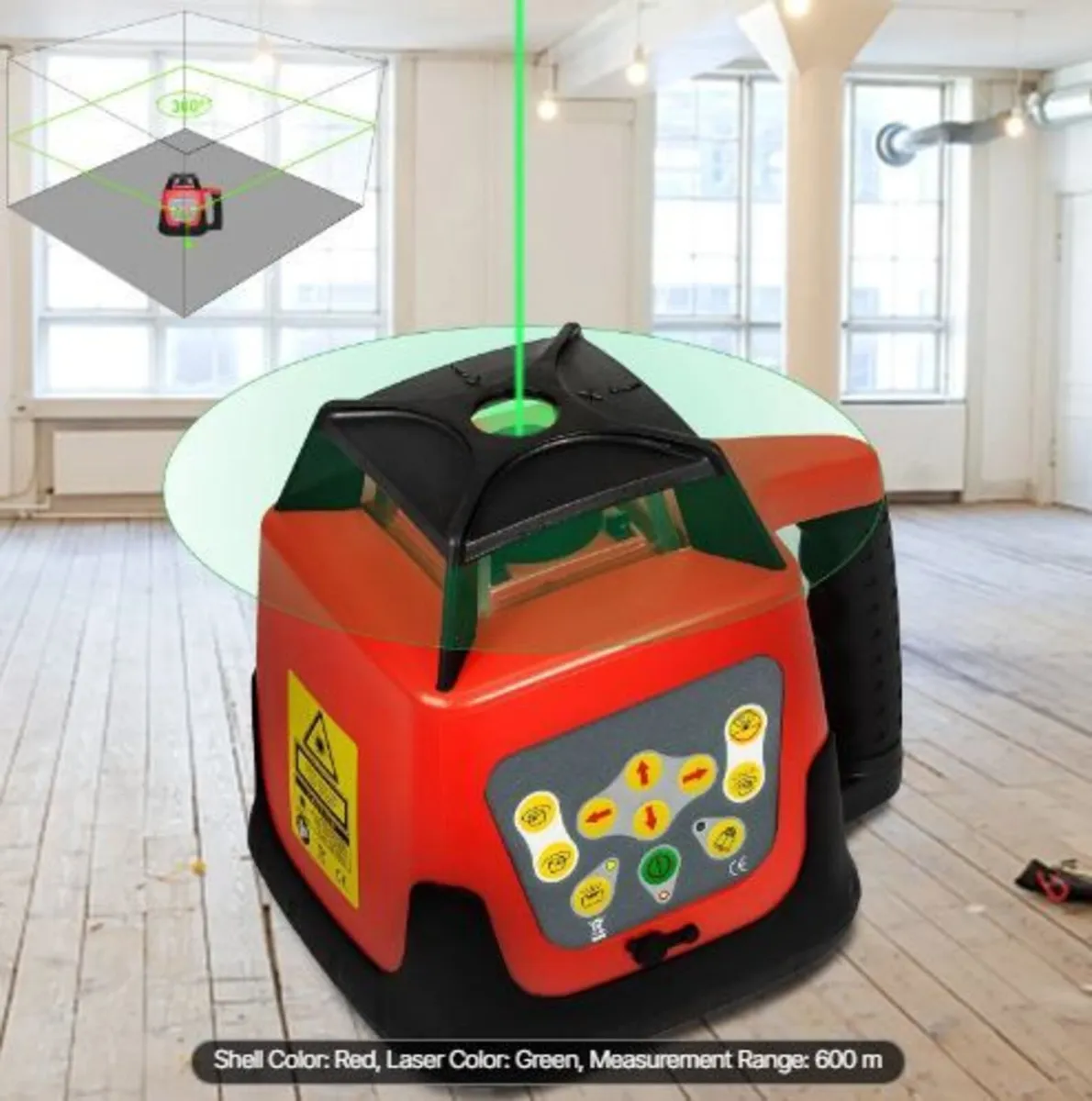Laser Level Green Beam Self Rotating - Image 2