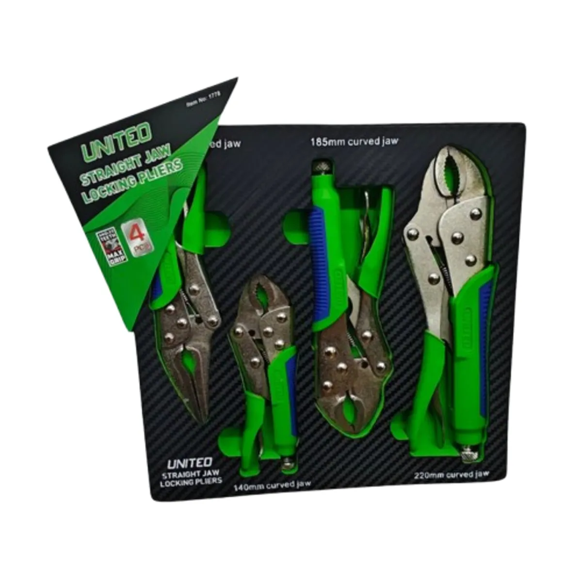 4PC STRAIGHT JAW LOCKING PLIERS – €35 - Image 1