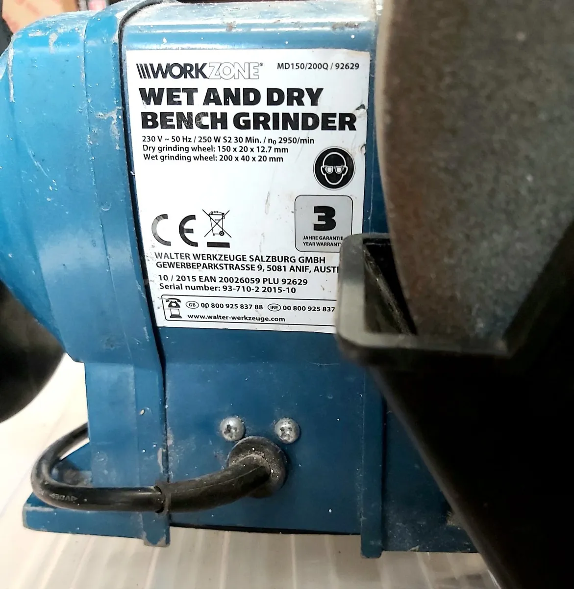 Wet and dry bench grinder - Image 3
