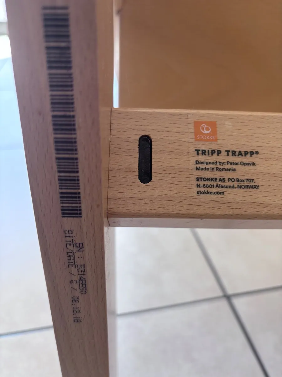 Stokke Tripp Trapp High Chair – Natural Beech Wood - Image 2