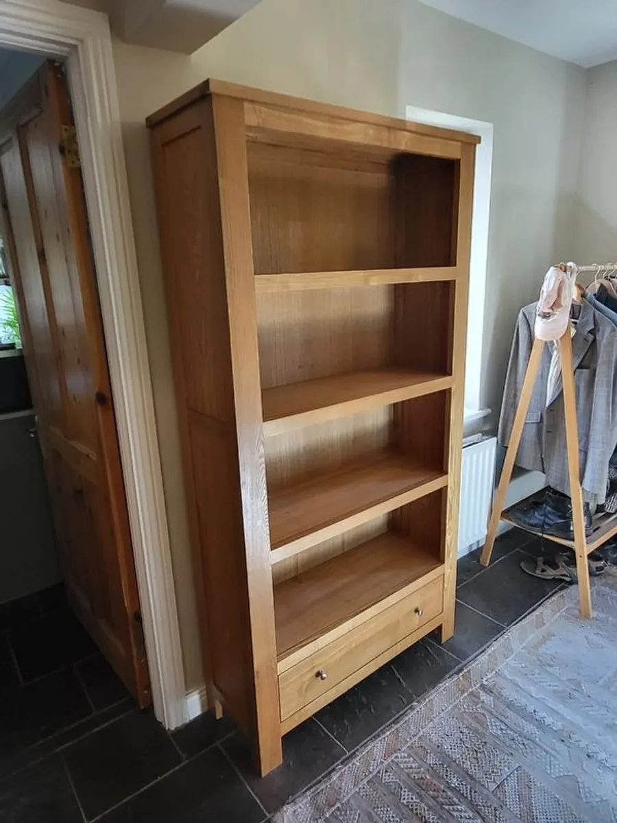 Solid Oak Bookcase /  Bookshelf - Image 2