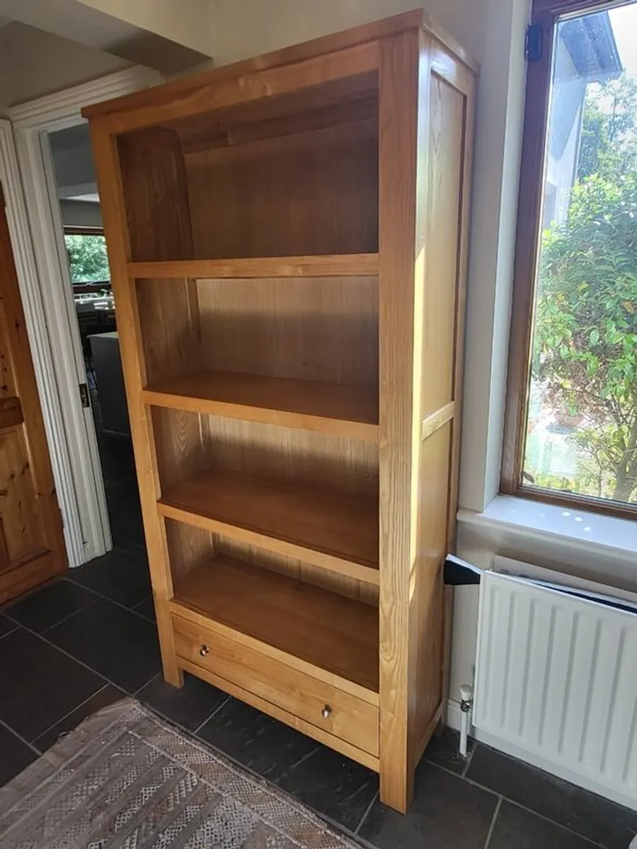 Solid Oak Bookcase /  Bookshelf - Image 3