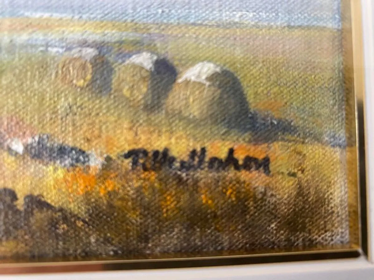 Oil painting Thatch cottage Clifden - Image 4