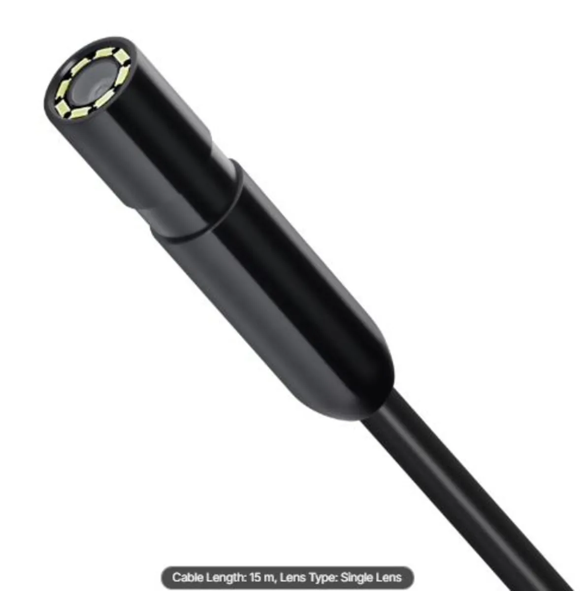 Endoscope Camera with 15m Semi-Rigid Cable, 1920P - Image 4