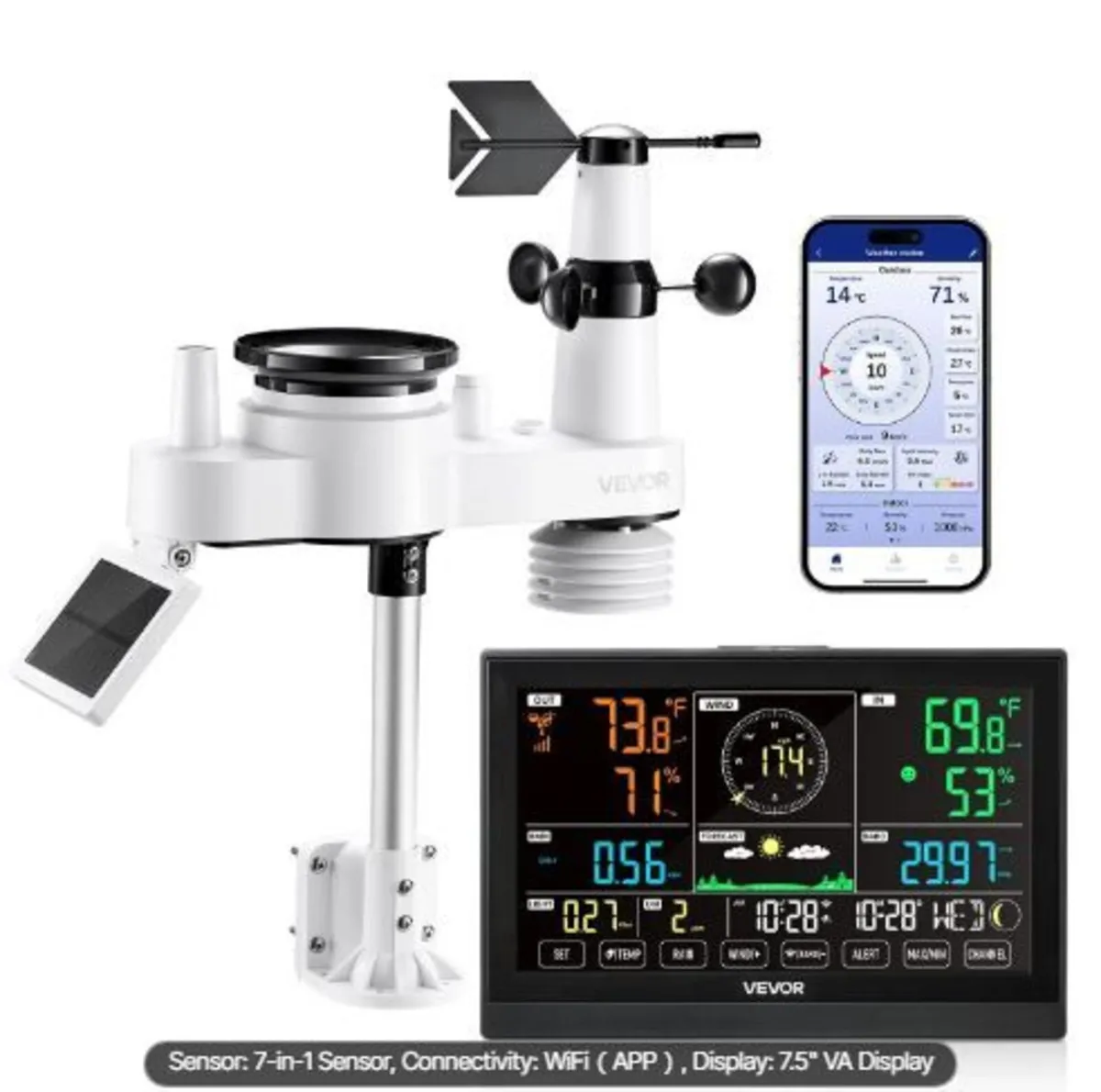 7-in-1 Wi-Fi Weather Station - Image 3