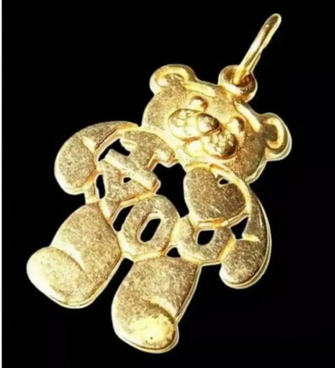Vintage 9ct 'Teddy' I Love You' Pendant - Image 4