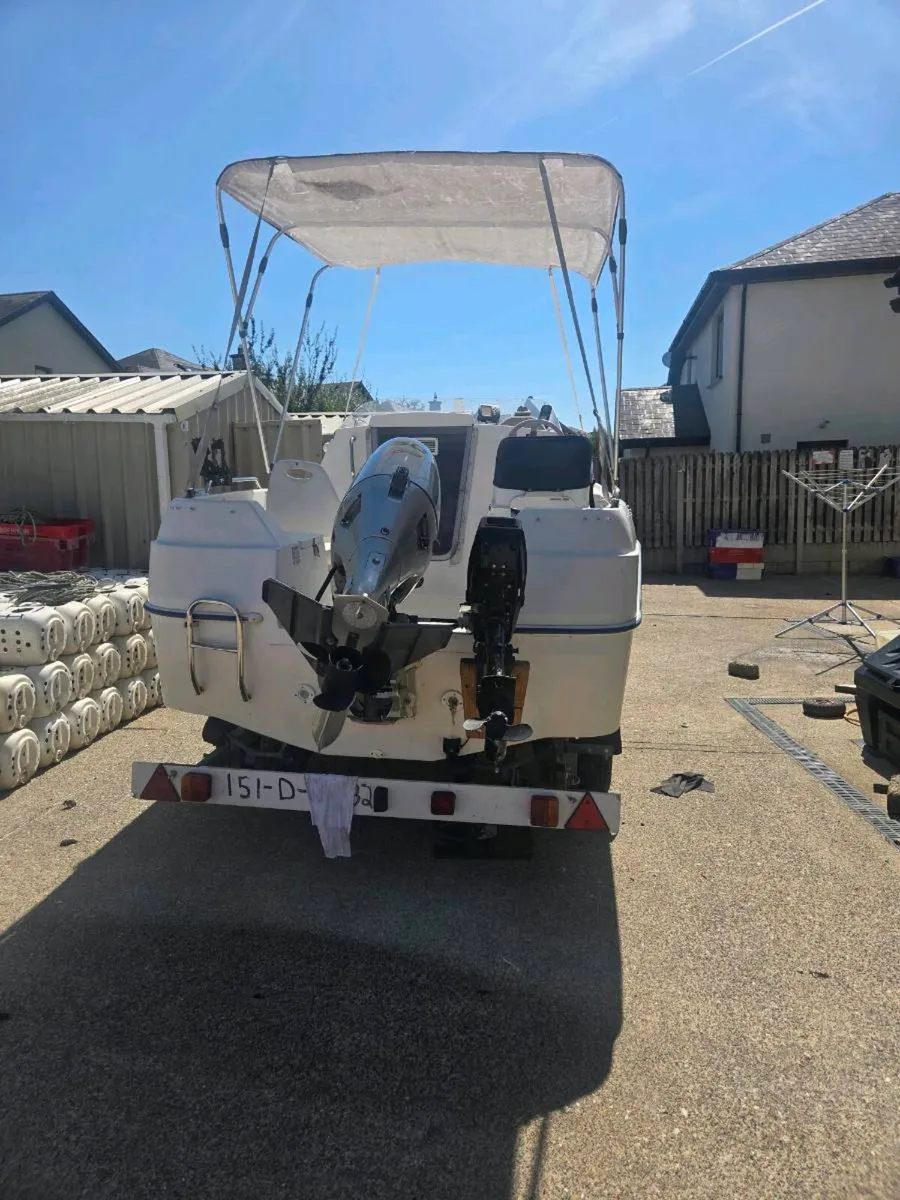 Quicksilver 450 with 50H.p Honda outboard - Image 2