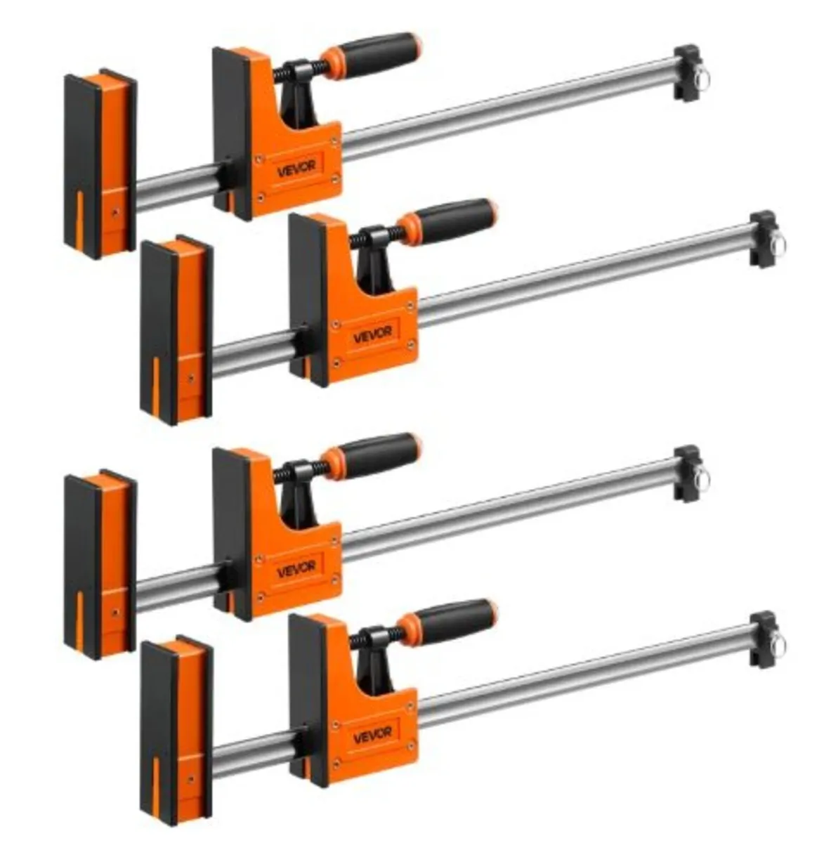 Bar Clamps for Woodworking,4-Pack,60.96 cm Opening - Image 1