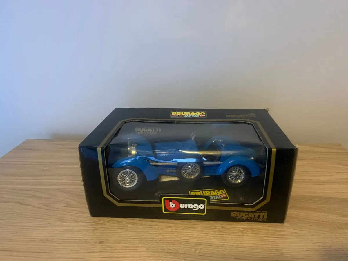 Bugatti Type 59 (1934) 1/18 Burago Model Car - Image 2