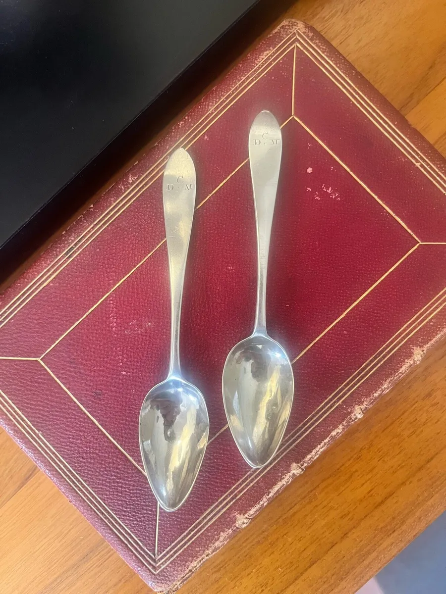 Antique Cork Provincial Silver Spoons - Image 2