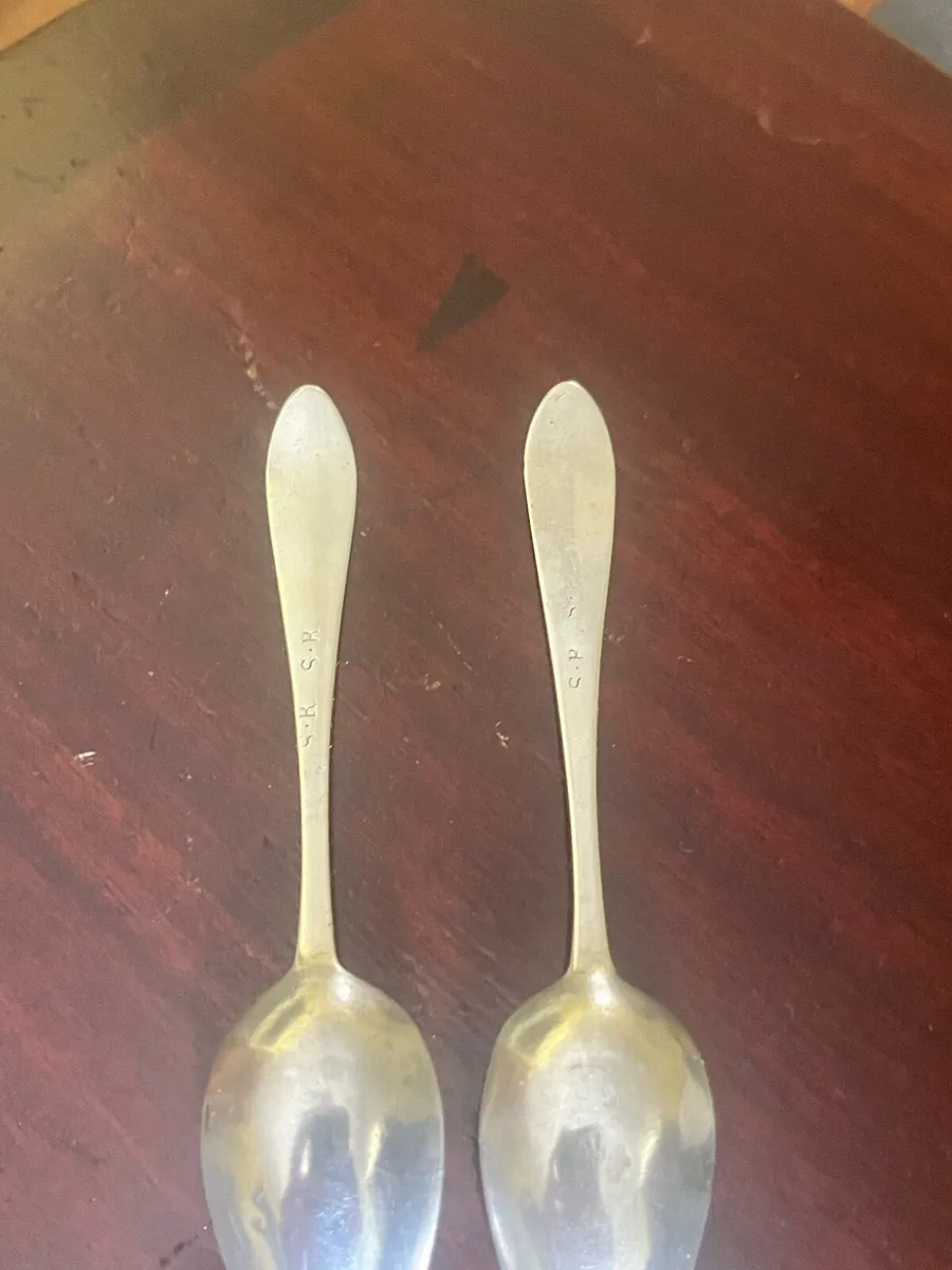 Antique Cork Provincial Silver Spoons - Image 4