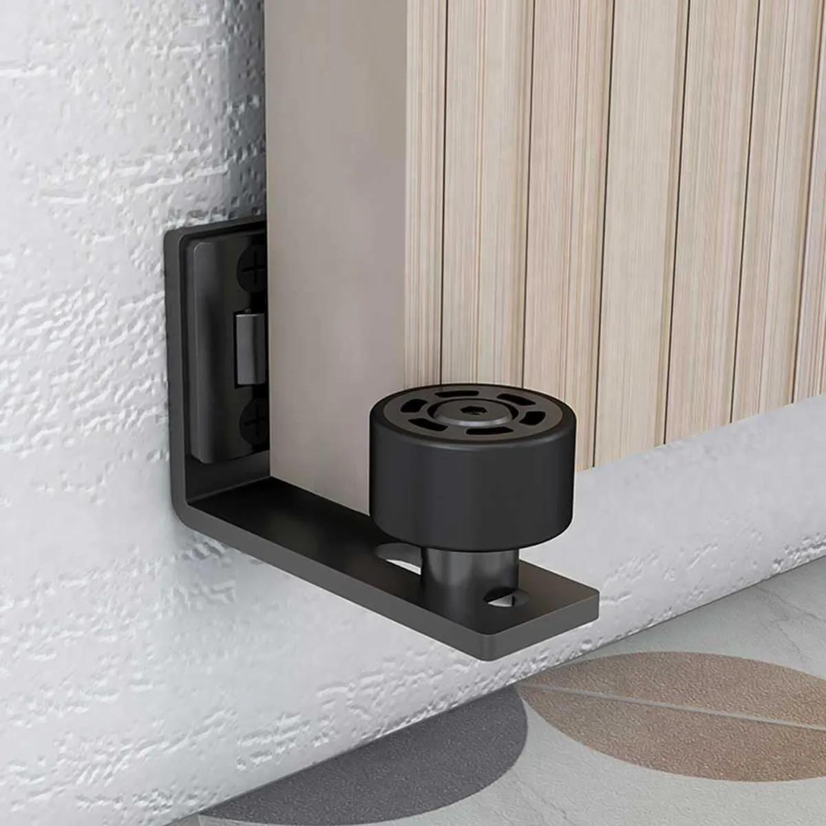 Barn Door Floor Guide Sliding Door Bottom Stop - Image 1