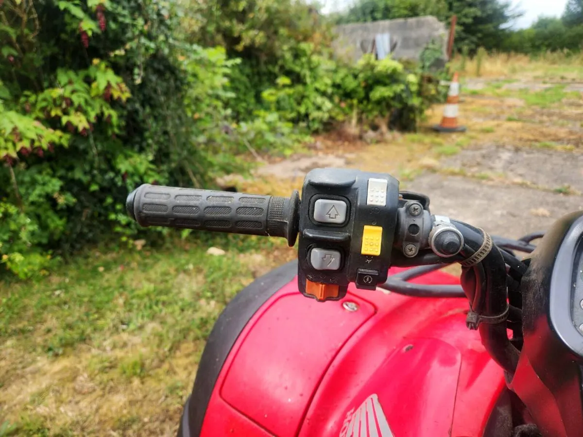 Honda TRX500FE 4x4 Quad + Flail Mower - Image 3