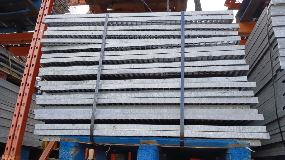 Galvanised Flow Forge Grated Walkway Panels (Many - Image 3