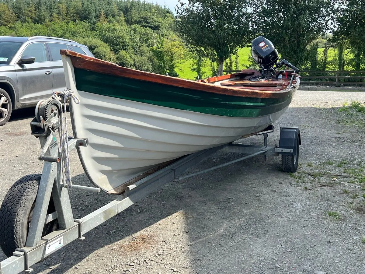 Fibreglass boat and trailer - Image 4