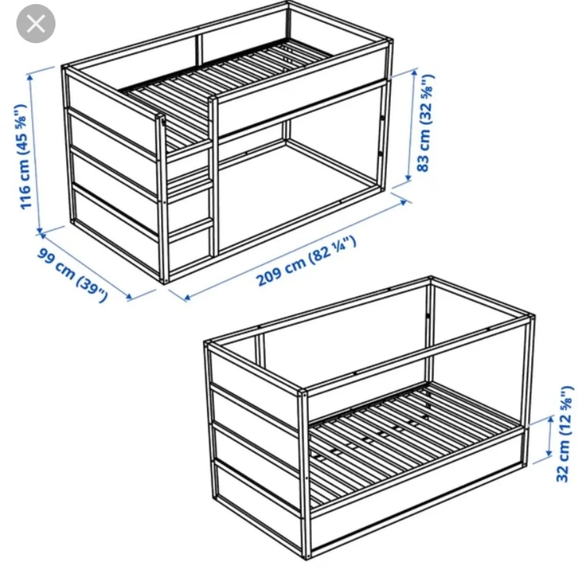 IKEA Kura Bed - Image 1