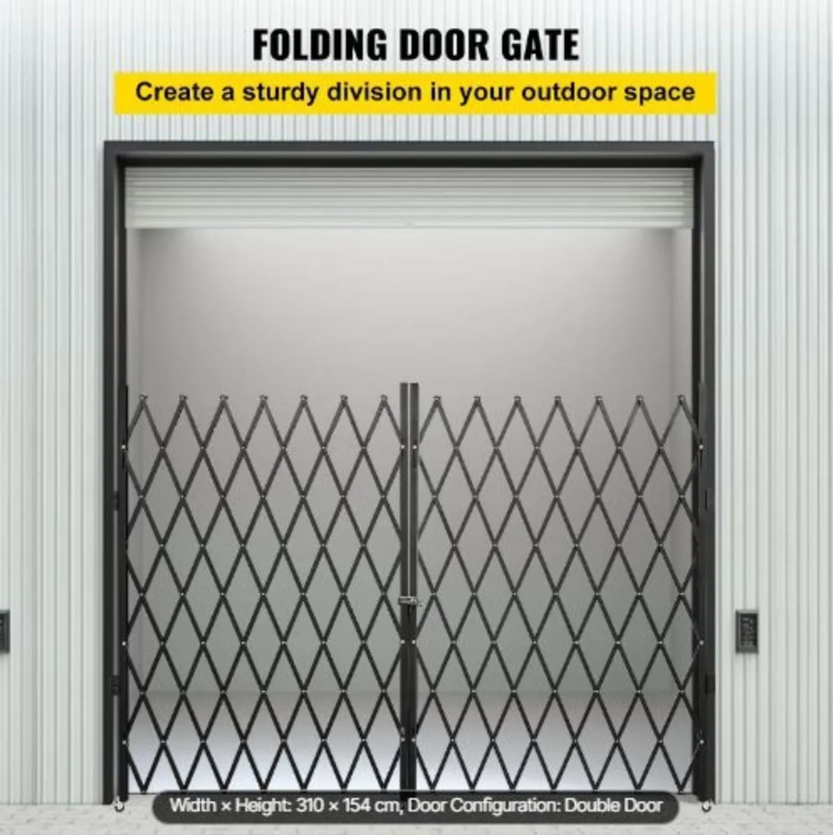 Double Folding Security Gate Folding Door - Image 2