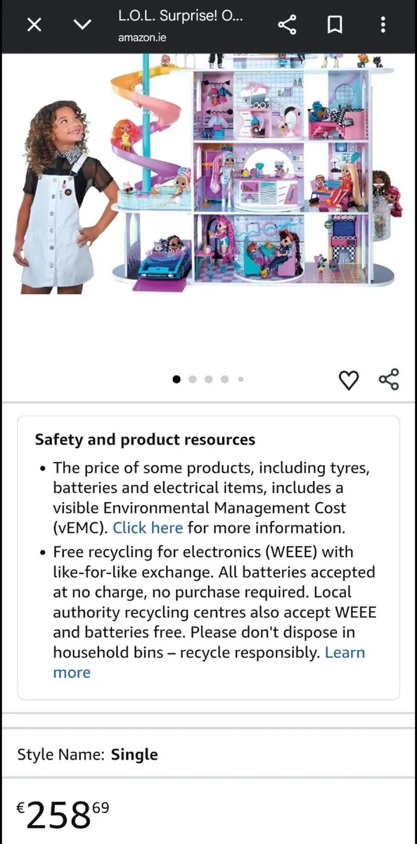 LOL doll house in near perfect condition - Image 1