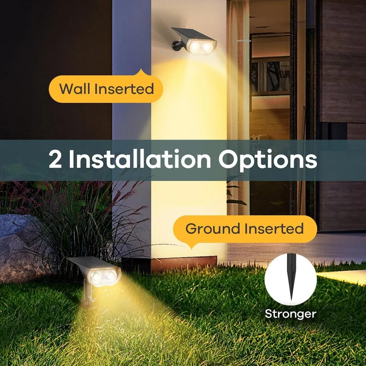 Lights Outdoor Garden Dusk-To-Dawn Warm 3000K - Image 4