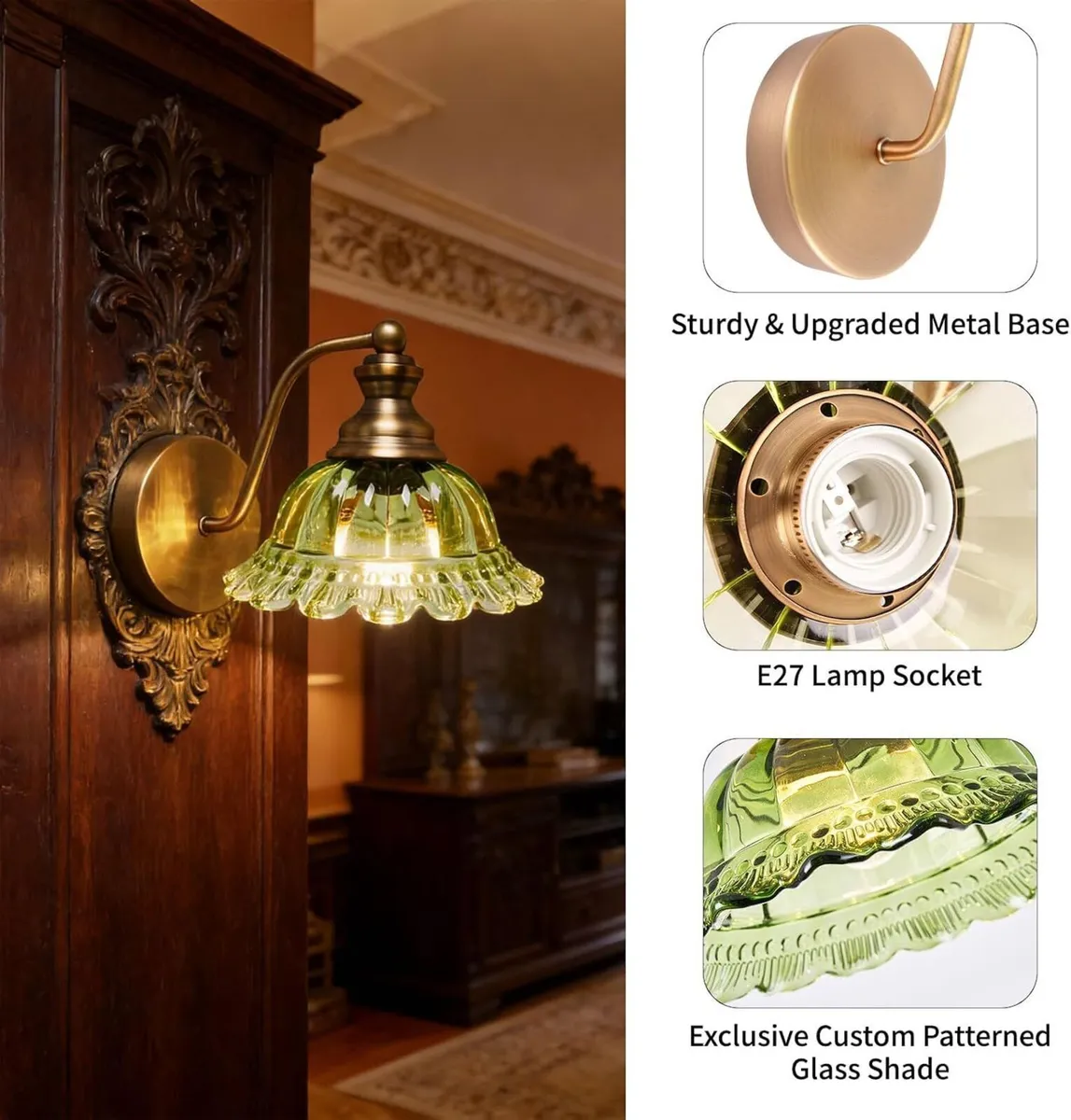 Retro Wall Light Bathroom Vanity Lights Fixture - Image 4