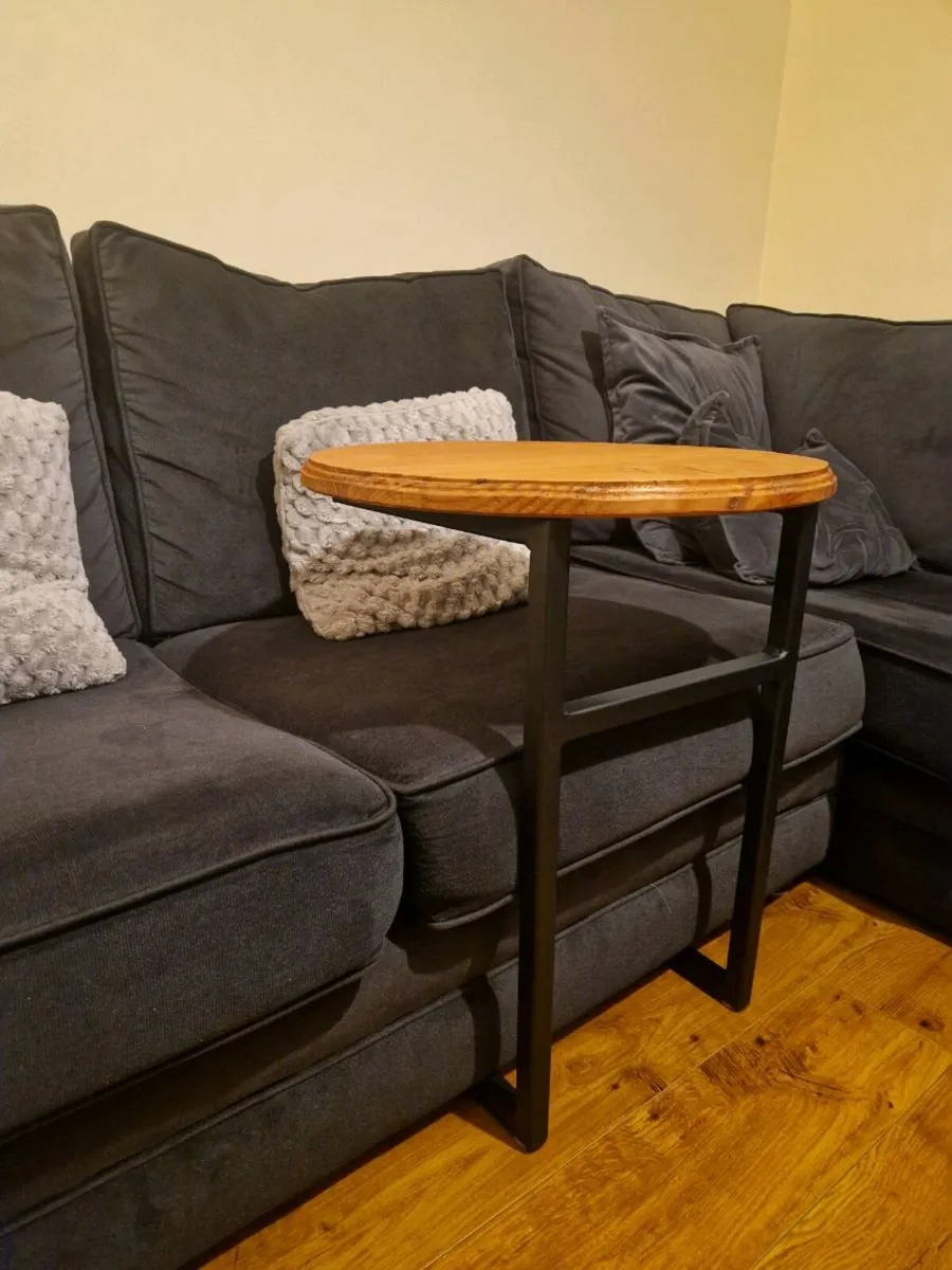 HANDMADE C-FRAME SOFA TABLE - Image 1