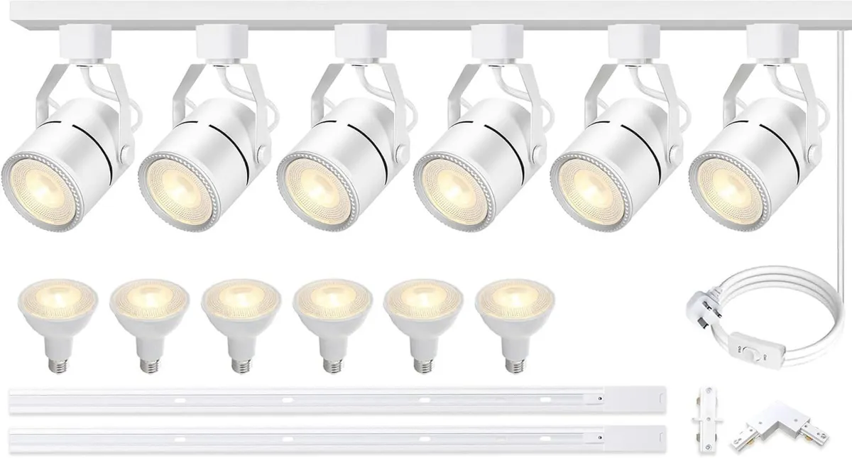 LED Track Lighting Heads Kit Dimmable Lights - Image 1