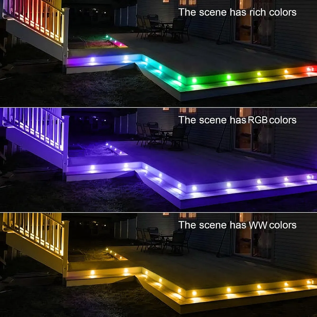 Wifi LED Decking Lights Rgbw Patio Lighting ø31MM - Image 3