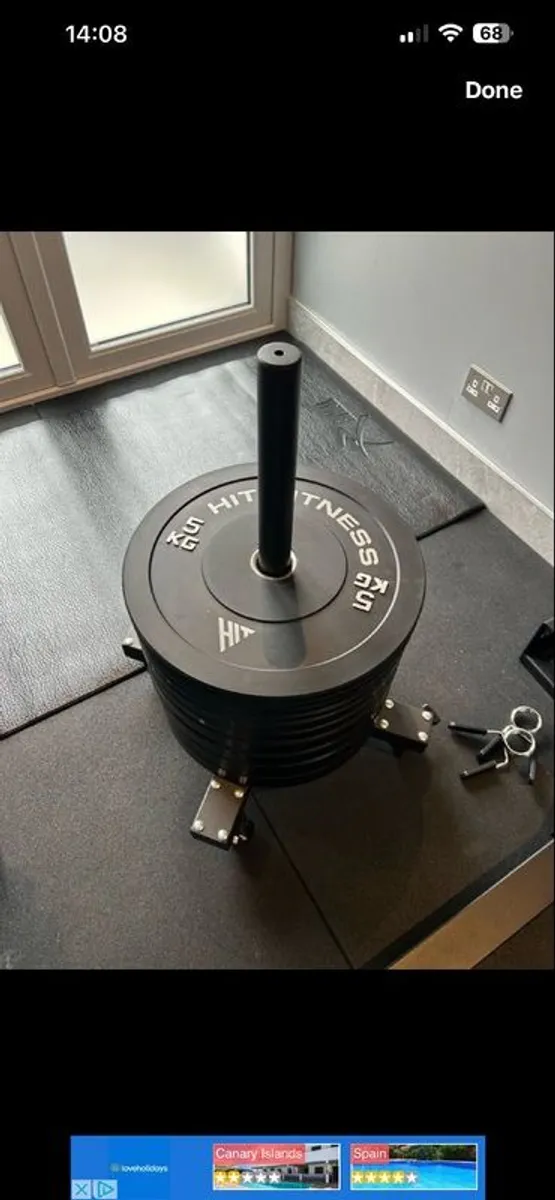 Olympic Bumper Plate Storage - Trolley - Image 2