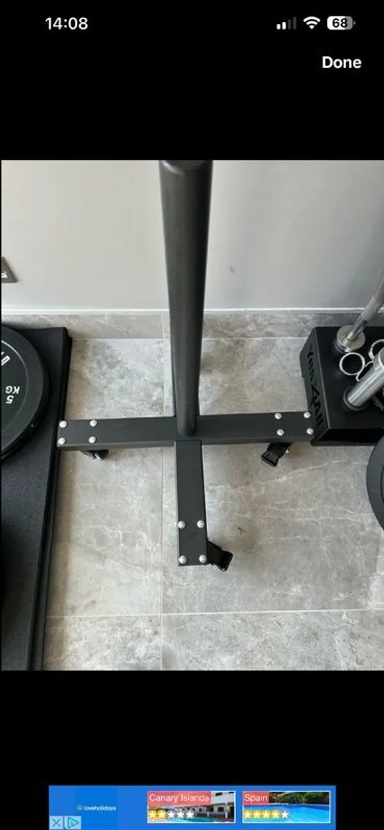 Olympic Bumper Plate Storage - Trolley - Image 3