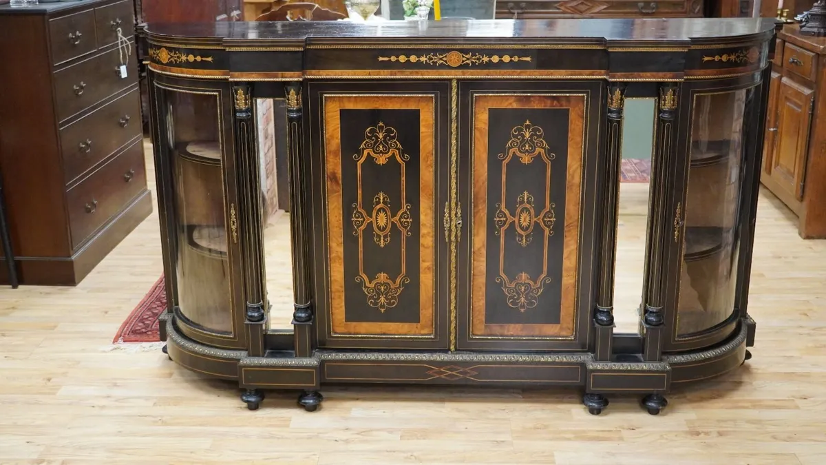 Victorian Ebonised Credenza - Image 2