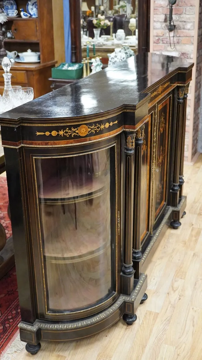 Victorian Ebonised Credenza - Image 3