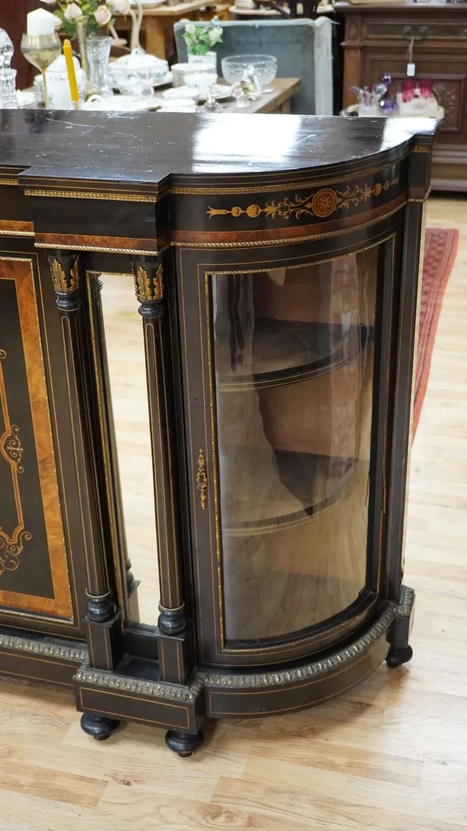 Victorian Ebonised Credenza - Image 4