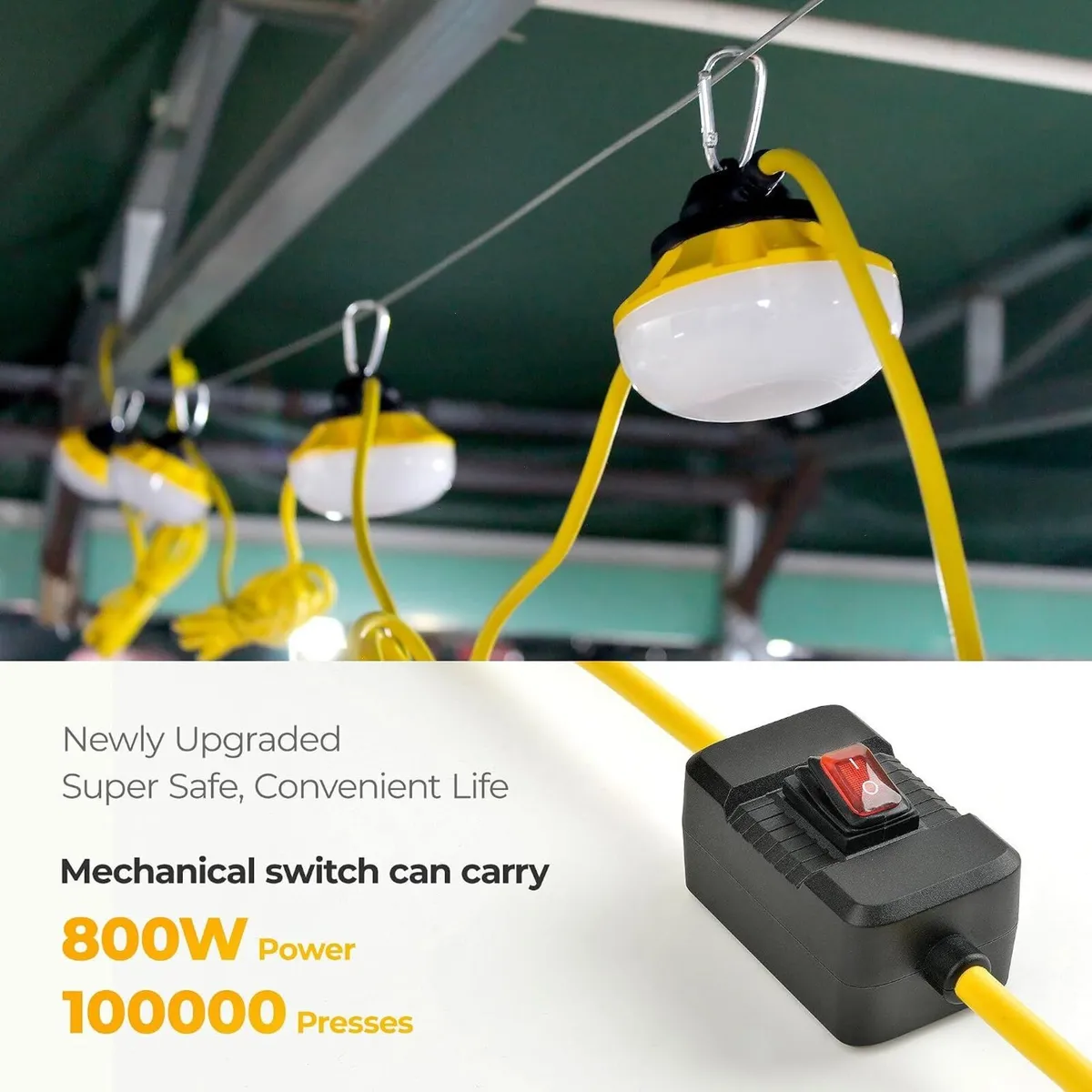100FT 100W LED String Light with Switch 2 - Image 4