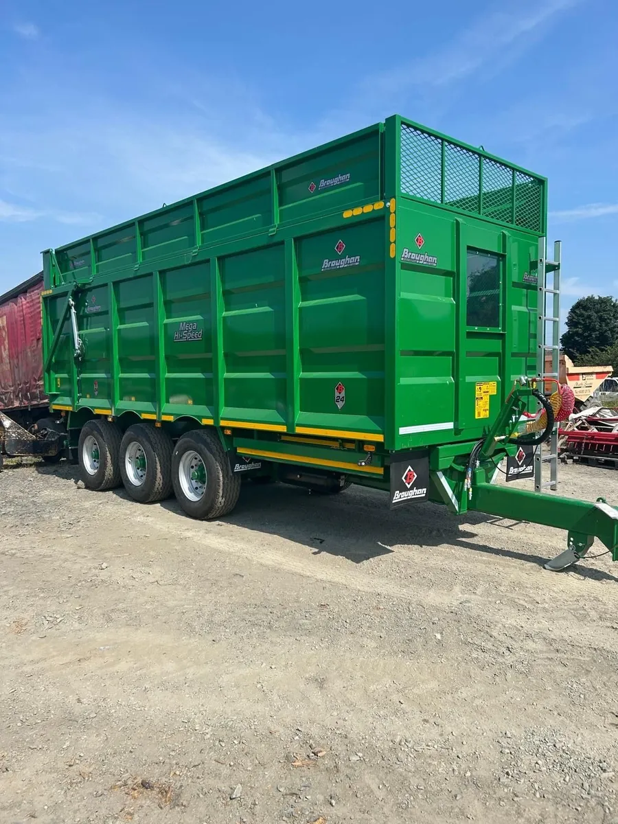 New 24 foot Broughan Grain and Silage Trailer - Image 1