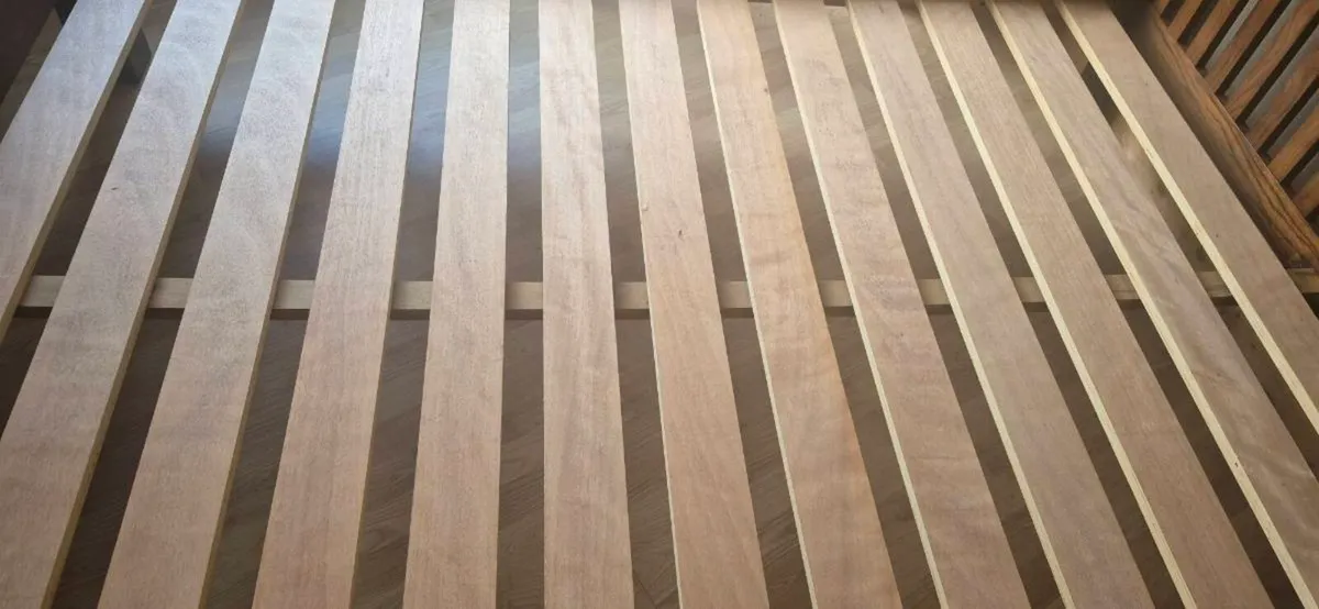 King size oak bed - Image 3