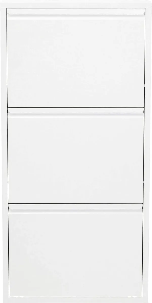 Shoe Cabinet Caruso 104x50x15CM Tilting Storage - Image 1
