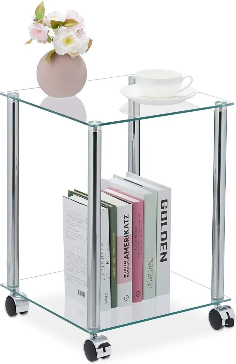 Side Table Two Shelves - Image 1